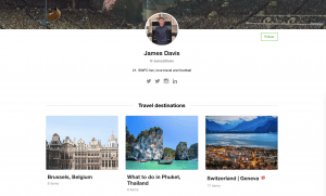 Wakelet travel curation example